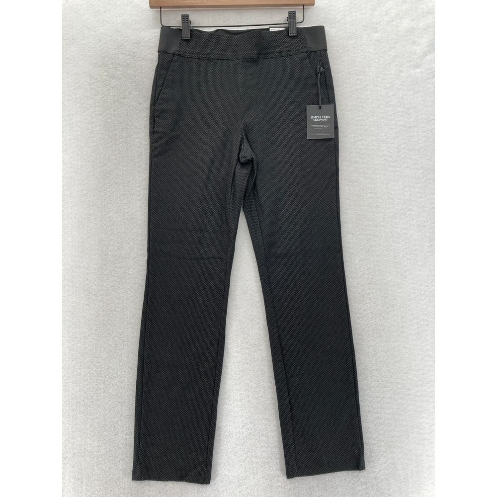 Simply Vera Vera Wang Black Cropped Straight-Leg Pants